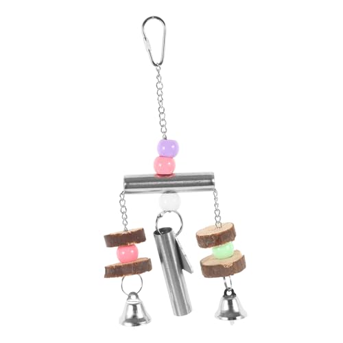 Levemolo Vogel-kauspielzeug Zum Aufhängen Für Papageien Kletterglocken Spielzeug Holz Und Kunststoff Leicht Und Exquisit Levemolo Vogel-kauspielzeug Zum Aufhängen Für Papageien Kletterglocken Spielzeug Holz Und Kunststoff Leicht Und Exquisit von Levemolo