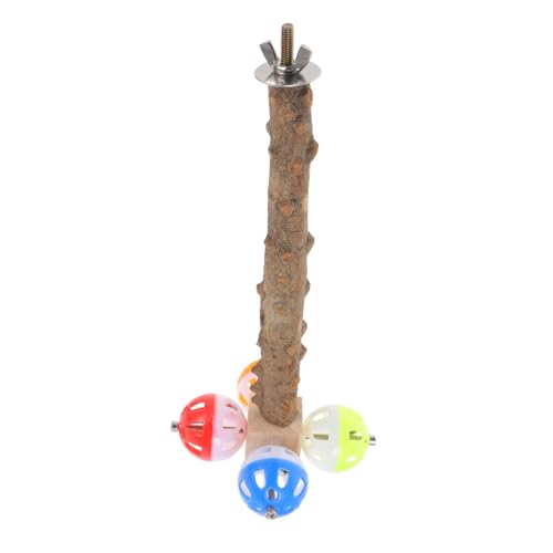 Levemolo Papageien Spielzeug Aus Holz Mit Glocke Robuste Vogel Sitzstange Für Käfige Für Vögel Kauspielzeug Für Papageien Interaktives Bird Perch Mit Spielspaß Und Beschäftigung Levemolo Papageien Spielzeug Aus Holz Mit Glocke Robuste Vogel Sitzstange Für Käfige Für Vögel Kauspielzeug Für Papageien Interaktives Bird Perch Mit Spielspaß Und Beschäftigung von Levemolo