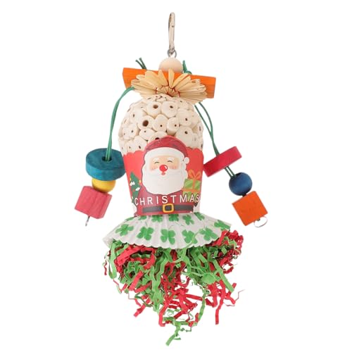 Levemolo Papagei Weihnachtsspielzeug Vogel Papagei Spielzeug Großes Vogelspielzeug Haustier Kauspielzeug Hängendes Sittichspielzeug Levemolo Papagei Weihnachtsspielzeug Vogel Papagei Spielzeug Großes Vogelspielzeug Haustier Kauspielzeug Hängendes Sittichspielzeug von Levemolo