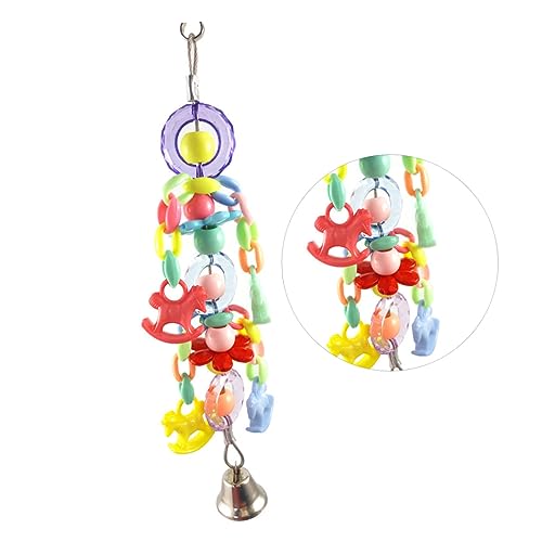 Levemolo Papagei Beißen Spielzeug Vogel Kauen Spielzeug Glocke für Pet Bird's Adventure Levemolo Papagei Beißen Spielzeug Vogel Kauen Spielzeug Glocke für Pet Bird's Adventure von Levemolo