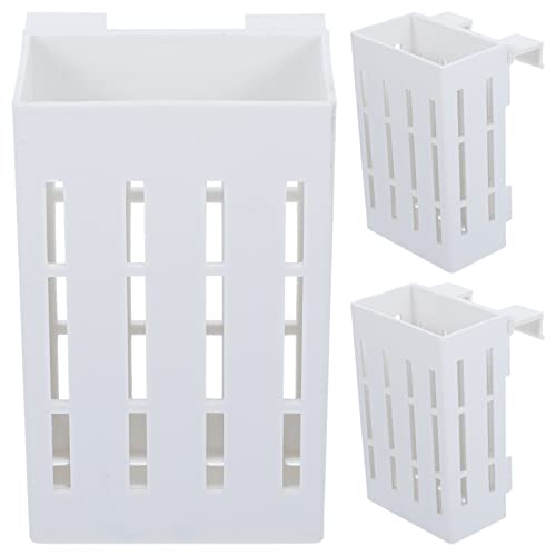 Levemolo 3stücke Aquarium Pflanzenhalter Hängende Kunststoff Pflanzentöpfe Für Wasserpflanzen Mit Belüftungsdesign Und Wasserfluss Für Aquarien Und Hydroponik-Dekoration von Levemolo