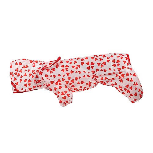 Levemolo Kleiner Hundeponcho wasserdichter Regenmantel atmungsaktives Polyester Haustier-Regenbekleidung für Hunde Levemolo Kleiner Hundeponcho wasserdichter Regenmantel atmungsaktives Polyester Haustier-Regenbekleidung für Hunde von Levemolo