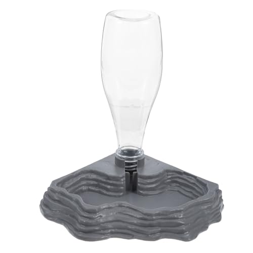 Levemolo Reptilien-wasserspender Automatisch Trinkbrunnen Wasserschale für Schildkröten Eidechsen Hochdichtes Material rutschfest Robust für Terrarium Haustiere von Levemolo