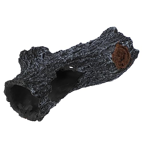 Levemolo Resistente Harz Reptilienhöhle Dekorative Terrarienversteck für Eidechsen Schildkröten und Frösche Großer für Sicheres Habitat für Klettertiere und Terrarium Dekoration von Levemolo