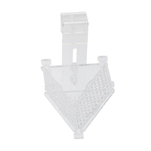 Levemolo Aquarium Fischfütterungsbecher Futterhalter Dreieck Design Wasserdurchfluss Für Süß Und Meerwasseraquarien Tropenfischfütterung von Levemolo