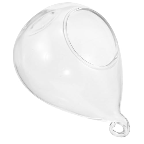 Levemolo Hängender Glas-pflanztopf Wandaufhänger Modernes Luftpflanzenhalter Schlankes Design 13 5 cm Luftpflanzen-Terrarium Levemolo Hängender Glas-pflanztopf Wandaufhänger Modernes Luftpflanzenhalter Schlankes Design 13 5 cm Luftpflanzen-Terrarium von Levemolo
