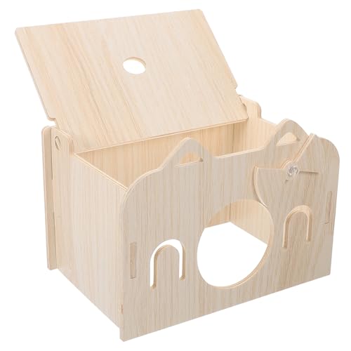 Levemolo Hamsterversteck Gemütlicher Rückzugsort Für Kleintiere Schlafen Und Natürlichem Langlebig Und Geruchlos Für Hamster Und Ratten von Levemolo