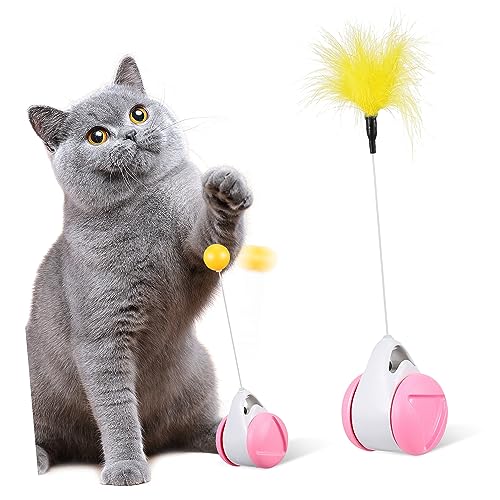 Levemolo Katzenspielzeug Für Hauskatzen – Katzenklappe Katzenspielzeug Zum Necken – Leicht Zu Bewegen Für Kätzchen von Levemolo