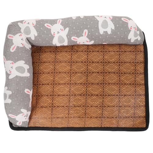Levemolo Kühlbett für Haustiere Kühlbett Rattanmatte Nest rutschfestes Hundebett Sommer-Hundeschlafbett langlebiges Kühlmatten-Pad Levemolo Kühlbett für Haustiere Kühlbett Rattanmatte Nest rutschfestes Hundebett Sommer-Hundeschlafbett langlebiges Kühlmatten-Pad von Levemolo