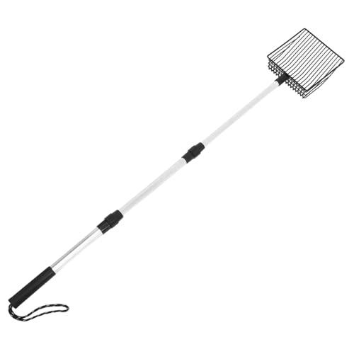 Levemolo Telescopic Katzenstreuschaufel Mit Langem Griff Ergonomisch Für Katzenklo Und Hühnerstall Leicht Zu Reinigen Langlebig Und Praktisch von Levemolo