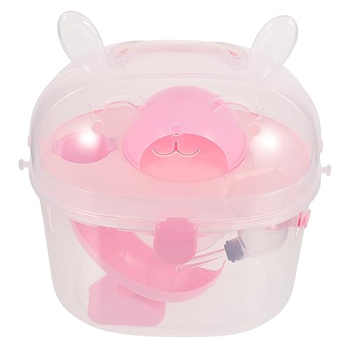 Levemolo Cage Tragbarer Hamsterkäfig Kleintier Transportkäfig Für Hamster Meerschweinchen Und Andere Kleine Haustiere Transparenter Leichter Und Sicherer Tragekäfig Pink Perfekt Für Nagerkäfig Levemolo Cage Tragbarer Hamsterkäfig Kleintier Transportkäfig Für Hamster Meerschweinchen Und Andere Kleine Haustiere Transparenter Leichter Und Sicherer Tragekäfig Pink Perfekt Für Nagerkäfig von Levemolo