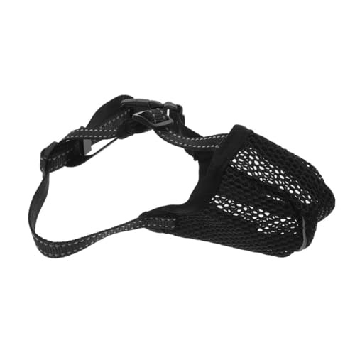 Levemolo Verstellbarer Maulkorb Für Hunde Beißende Schnauze Mesh-maulkorb Verhindern Sie Das Beißen Der Schnauze Großer Hundemaulkorb Kauende Schnauze Haustiermaske Black Polyester Levemolo Verstellbarer Maulkorb Für Hunde Beißende Schnauze Mesh-maulkorb Verhindern Sie Das Beißen Der Schnauze Großer Hundemaulkorb Kauende Schnauze Haustiermaske Black Polyester von Levemolo