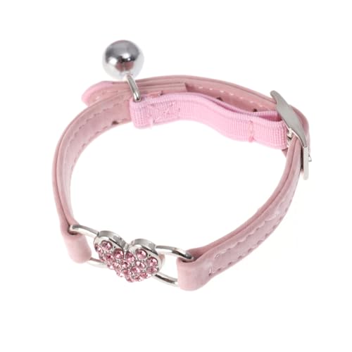 Levemolo Einstellbarer Weicher Hundehalsband Mit Pfirsichfarbe Für Hunde Und Katzen Langlebig Komfortabel Und Für von Levemolo