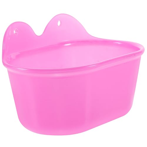 Levemolo Vogelbadewanne aus Leicht und Vielseitig als Futter und Badewanne für Papageien und Wellensittiche Sicherer Wandhalter Abnehmbar und Kippsicher für Vogelkäfig Zubehör von Levemolo
