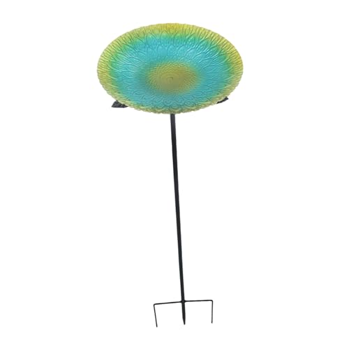 Levemolo Metallpfahl Vogelbad Schüssel Garten Hof Outdoor Vogelhäuschen Bad für Sittiche Levemolo Metallpfahl Vogelbad Schüssel Garten Hof Outdoor Vogelhäuschen Bad für Sittiche von Levemolo
