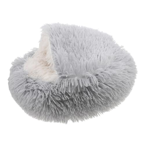 Levemolo Weiches Und Warmes Katzenbett Mit Kapuze Plüsch-kätzchenhöhlenbett Leicht Zu Reinigen Für Den Innenbereich Levemolo Weiches Und Warmes Katzenbett Mit Kapuze Plüsch-kätzchenhöhlenbett Leicht Zu Reinigen Für Den Innenbereich von Levemolo