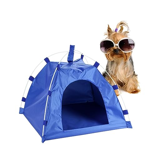 Levemolo Outdoor-haustierbedarf Oxford Tuch Zelt Hund Katze Bett Abnehmbare Stange 40x40x35cm Levemolo Outdoor-haustierbedarf Oxford Tuch Zelt Hund Katze Bett Abnehmbare Stange 40x40x35cm von Levemolo