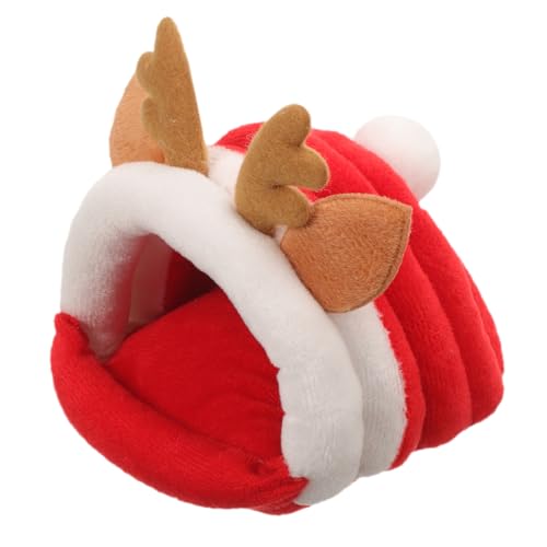 Levemolo Hamsterhaus Atmungsaktiv Bequem Weihnachtlich Warmes Hamsternest Levemolo Hamsterhaus Atmungsaktiv Bequem Weihnachtlich Warmes Hamsternest von Levemolo