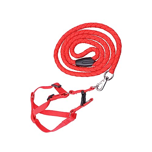 Levemolo Einstellbares Hundegeschirr Mit Traction Rope Rot Bequemer Und Robuster Pet Für Outdoor-aktivitäten Für XXL Hunde Sicher Und Komfortabel Beim Spaziergang von Levemolo