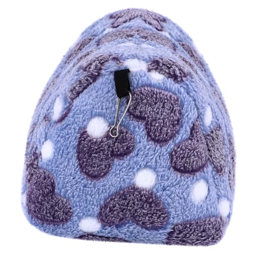 Levemolo Winter Warmes Hängendes Hamsterbett aus Weichem Flanell Baumwolle Kleintier Hängematte für Hamster Meerschweinchen und Zwerghamster Wandmontiertes Haustierbett für Kleine von Levemolo