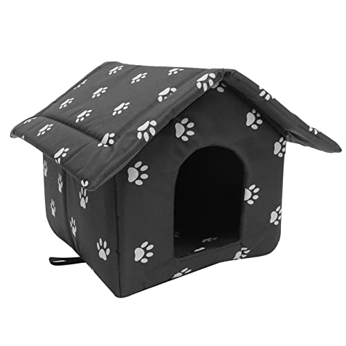 Levemolo Zwinger für streunende Katzen Hundecouch Zeltbett für Haustiere Schlafsofa für Hunde Katzenbett Katzenkissen faltbar Katzenhaus Outdoor-Hund Haustierbett Katzennest Oxford-Stoff von Levemolo