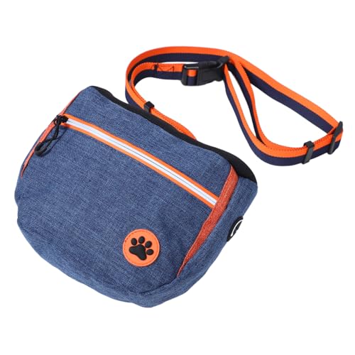 Levemolo wasserdichte Bauchtasche für Hundetraining mit Verstellbarem Gurt für und Outdoor Aktivitäten mit Pfotenabdruck von Levemolo