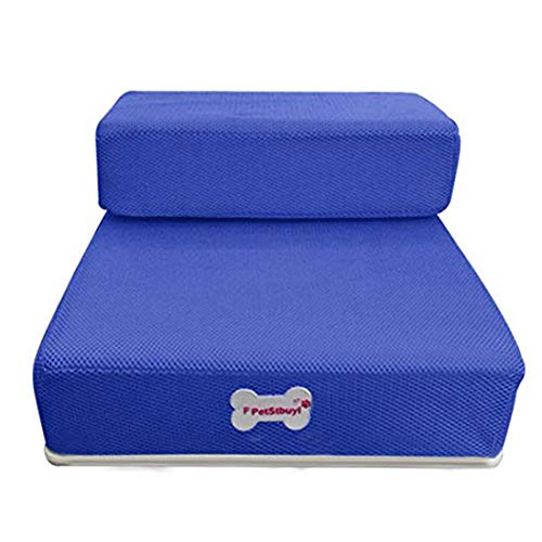 Levoberg Hundetreppe für kleine Hunde Blau, Haustiertreppe Stufen für Hunde und Katzen Hundetreppe für Bett Levoberg Hundetreppe für kleine Hunde Blau, Haustiertreppe Stufen für Hunde und Katzen Hundetreppe für Bett von Levoberg