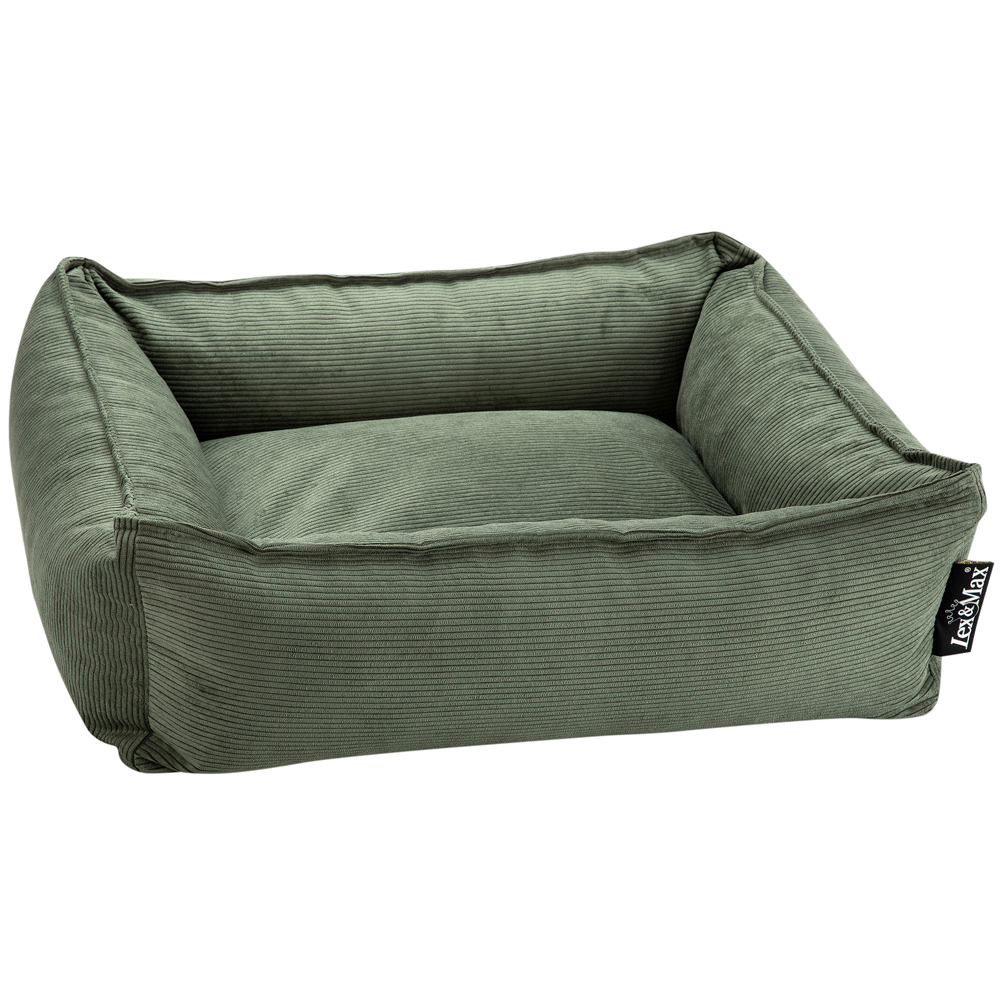 Lex & Max® Hundebett Chicago grün, Gr. 120 x 85 cm, Außenmaße: ca. 120 x 85 cm von Lex & Max®