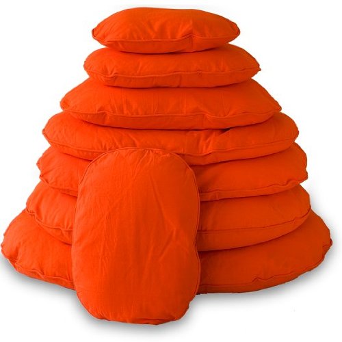 Lex&Max/PETFAB - Bezug Tivoli für OVAL Hundekissen-Füllung - Größe: 60 cm, Farbe: Orange Lex&Max/PETFAB - Bezug Tivoli für OVAL Hundekissen-Füllung - Größe: 60 cm, Farbe: Orange von Lex & Max