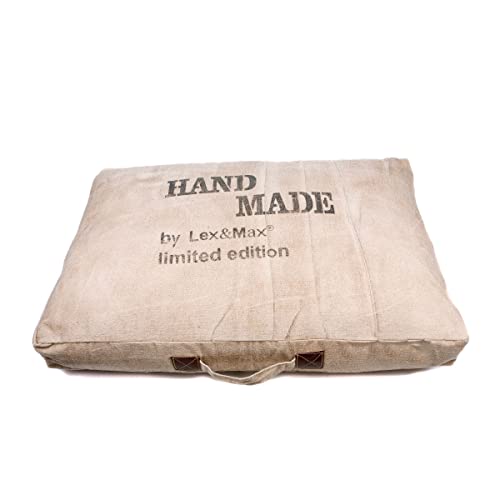 Lex & Max Bezug für Boxbett, handgefertigt, 75 x 50 cm, Sandfarben von Lex & Max