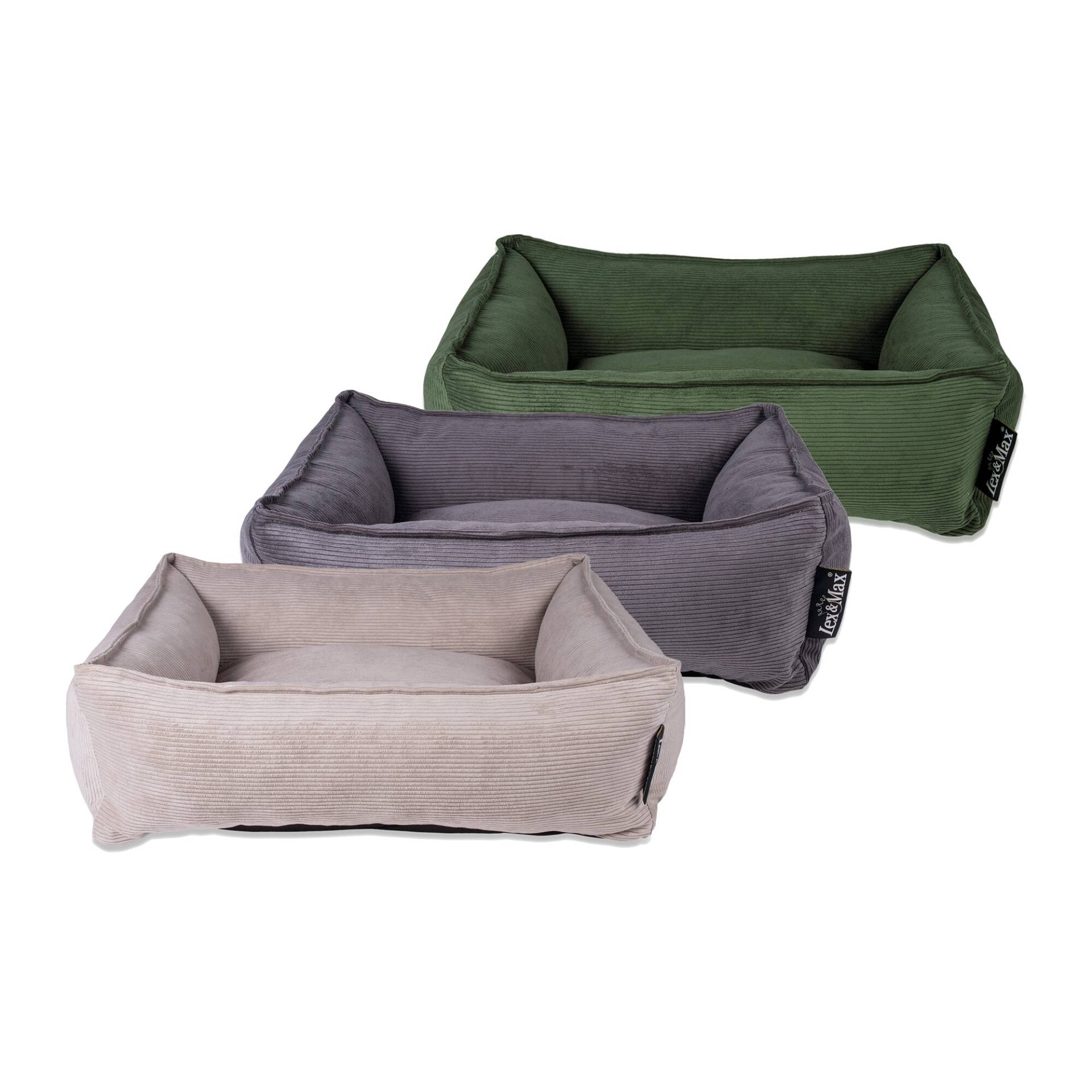 Lex & Max Chicago – Hundebett – 100 x 80 cm – Grün Lex & Max Chicago – Hundebett – 100 x 80 cm – Grün von Lex & Max