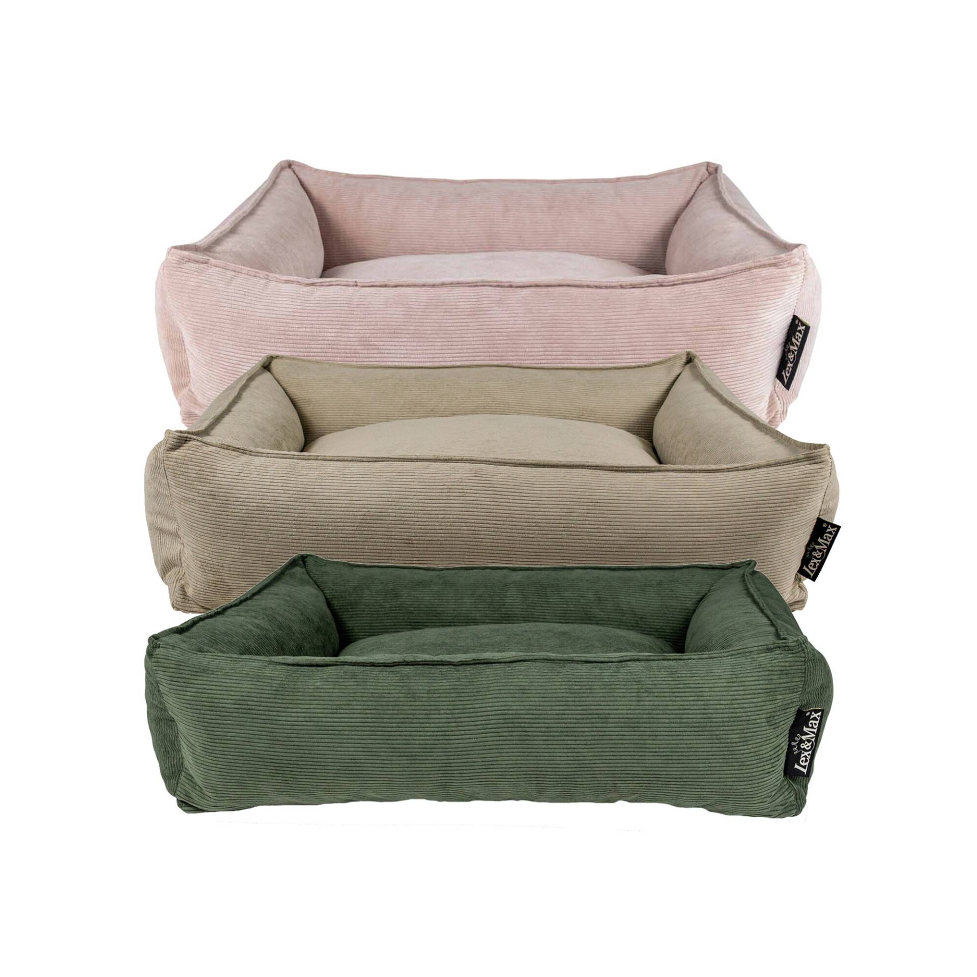 Lex & Max Chicago Orthopedische Hundemand - Rosa - 70 x 55 cm von Lex & Max