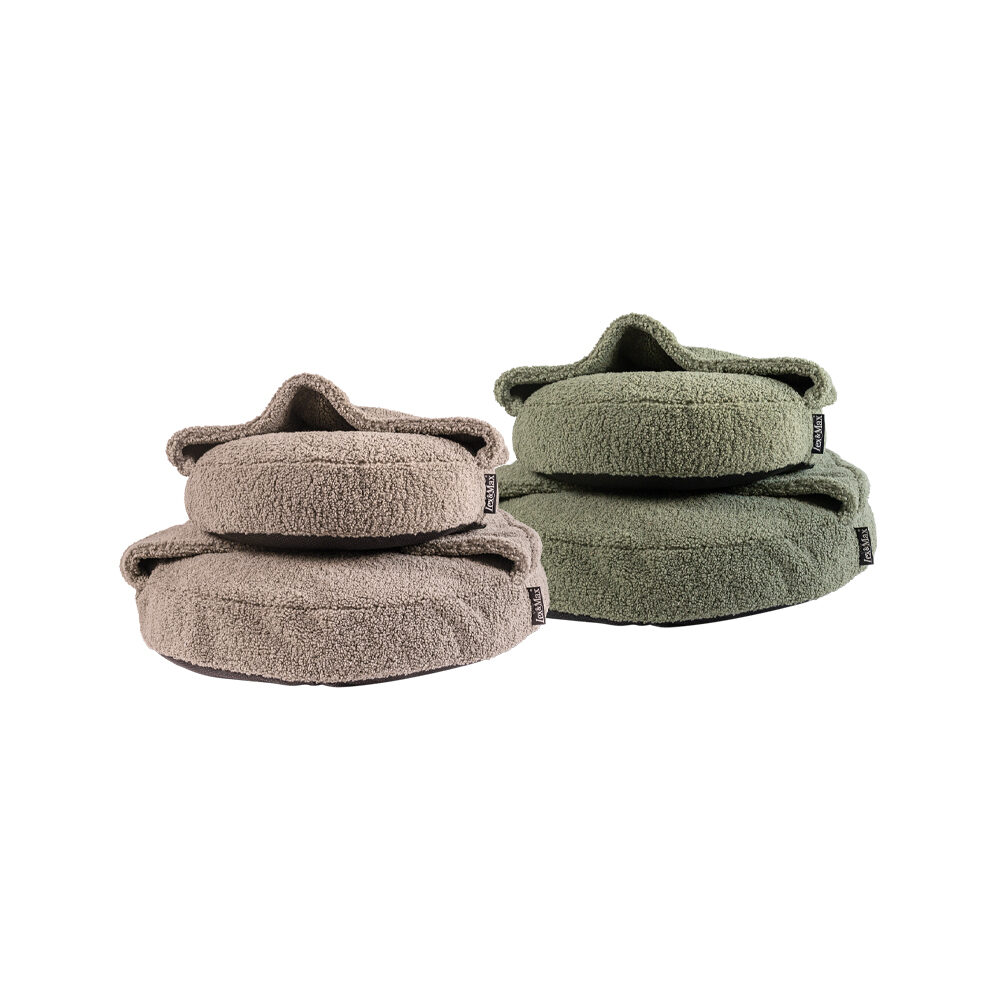 Lex & Max Hoodie Orthopädischer Hundekorb - Sand - Ø 65 cm von Lex & Max