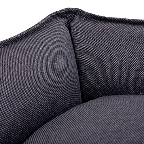 Lex & Max Hundebett Paris Mit waschbarem Bezug (XS, grau) von Lex & Max
