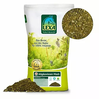 Lexa Allgäuwiesen Mash, 1 kg Mit positiven Effekt auf die Verdauung und Regeneration Lexa Allgäuwiesen Mash, 1 kg Mit positiven Effekt auf die Verdauung und Regeneration von Lexa