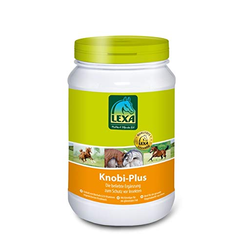 Lexa Knobi-Plus 3 kg - Ergänzungsfutter für Pferde zum Schutz vor Insekten und Steigerung der Vitalität von LEXA