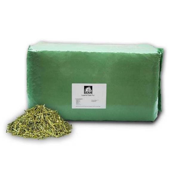 Lexa Luzerne Faser Pur 15kg Ballen Struktur + Aminosäuren von Lexa