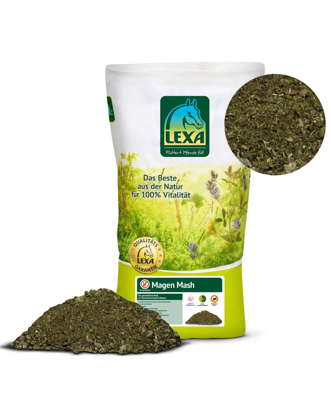 Lexa Magen Mash, 10 kg Getreidefreies und luzernefreies Mash für sensible Pferde Lexa Magen Mash, 10 kg Getreidefreies und luzernefreies Mash für sensible Pferde von Lexa
