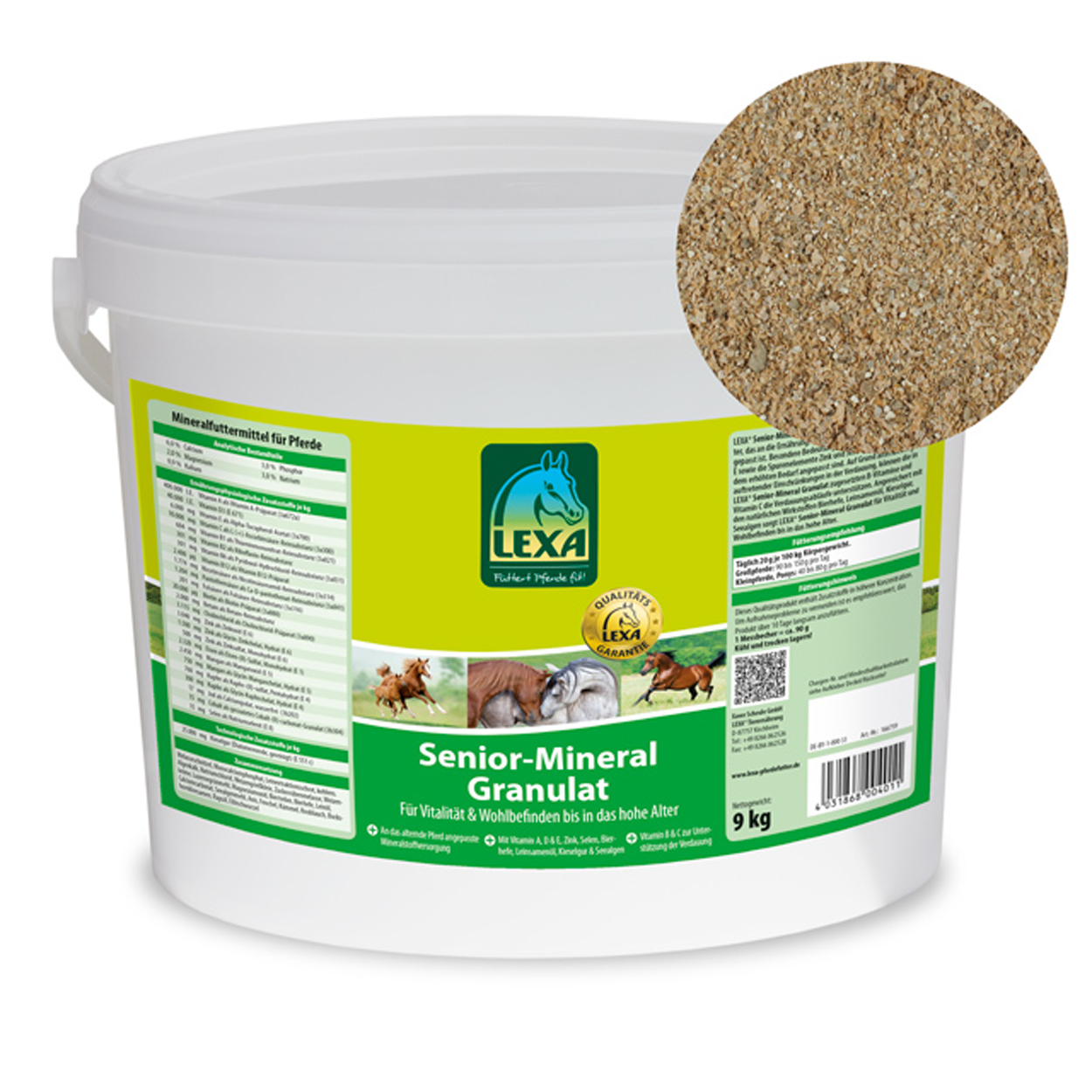 Lexa Senior-Mineral-Granulat 4,5 kg Speziell für ältere Pferde Lexa Senior-Mineral-Granulat 4,5 kg Speziell für ältere Pferde von Lexa