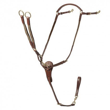 Englisches Lexhis grünes elastisches Kreuz mit Schere, Farbe: Havana, Größe: volle Optionen: Schnalle aus Edelstahl von Lexhis