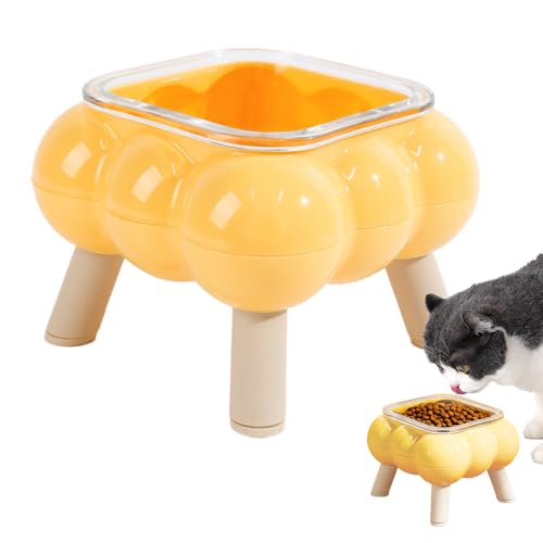 Erhöhte Katzenschüssel - Hoch Katzenschale,Hochbeiniger Wassernapf Anti-Schwarzkippe Futterautomat Für Fütterung Und Trinken Haushalt Unterwegs von Lexsyn