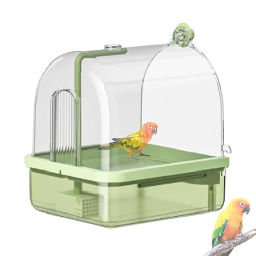 Vogelkäfig Bad - Wellensittich Badestation,Automatische Kaugefeste Badewannenstange 2 Modi Für Innenflug Volieren Aufzucht Reise Ausstellung Vogelkäfig Bad - Wellensittich Badestation,Automatische Kaugefeste Badewannenstange 2 Modi Für Innenflug Volieren Aufzucht Reise Ausstellung von Lexsyn