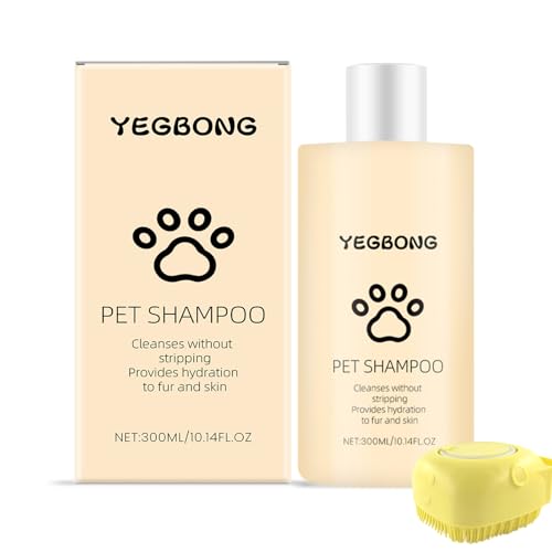 Hundeshampoo, Natürliches Hundeshampoo, Mit Shampoo Bürste Bubble Brush für Baden Hundeseife, Sanfte & ph-neutrale Reinigung mit Kokosöl, Hundeshampoo gegen Geruch und Schmutz 300 ML Hundeshampoo, Natürliches Hundeshampoo, Mit Shampoo Bürste Bubble Brush für Baden Hundeseife, Sanfte & ph-neutrale Reinigung mit Kokosöl, Hundeshampoo gegen Geruch und Schmutz 300 ML von Lezehea