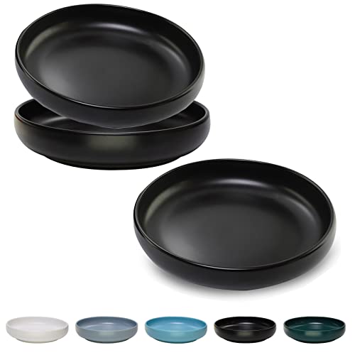 Keramik-Katzennäpfe – flache Schalen für Futter und Wasser, 15,2 cm, mattes Finish, breiter Futternapf, Schnurrhaar, Ermüdungsfrei, für Welpen, Kätzchen, spülmaschinenfest, 3 Stück Keramik-Katzennäpfe – flache Schalen für Futter und Wasser, 15,2 cm, mattes Finish, breiter Futternapf, Schnurrhaar, Ermüdungsfrei, für Welpen, Kätzchen, spülmaschinenfest, 3 Stück von Lfpkixise