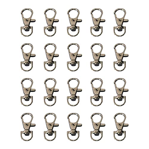 LfrXtra 20 Stück Metallhaken Gürtelclip Türschloss für Haustier Vögel Käfig Kralle Trigger offene Befestigung Käfigtüren von LfrXtra