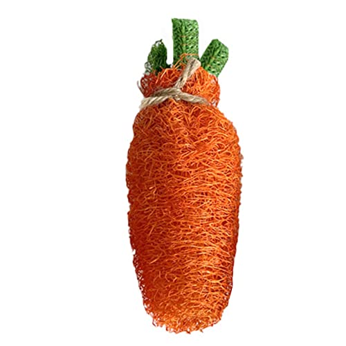 LfrXtra Chew Toy Für Zähne Putzen Natürliche Loofah Karottenspielzeug Für Kaninchen Chinchilla Hamster Meerschweinchen LfrXtra Chew Toy Für Zähne Putzen Natürliche Loofah Karottenspielzeug Für Kaninchen Chinchilla Hamster Meerschweinchen von LfrXtra