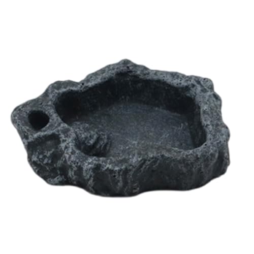 LfrXtra Heimtextilien, Futterspender für Haustiere, langlebig, Harze, Futternapf, Reptilien, Futter und Wasser, Futterspender für Schildkröten und Eidechsen von LfrXtra