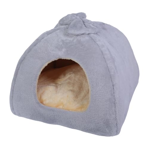 LfrXtra Katzenbetten, Katzenbett für Indoor-Katzen, kleine Hunde, warmes Bett, waschbar, Welpenzeltbett, Kätzchenhöhle, abnehmbares Kissen LfrXtra Katzenbetten, Katzenbett für Indoor-Katzen, kleine Hunde, warmes Bett, waschbar, Welpenzeltbett, Kätzchenhöhle, abnehmbares Kissen von LfrXtra