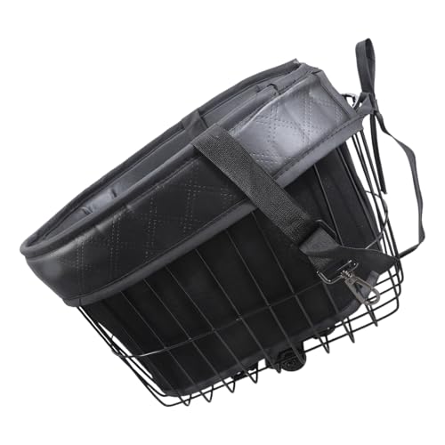 LfrXtra Sport und Unterhaltung, Leder-Fahrradkorb, Mehrzweckkorb, wasserdicht, Haustier-Fahrradkorb für Pendler, Outdoor-Liebhaber von LfrXtra