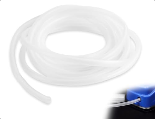 Lhbwhiz Aquarium Schlauch,Flexibler Knickbeständiger Aquarium Luftpumpe,Transparent Silikon Luftschläuche,4/6 mm Durchmesser,verwendet für Garten Terrarium Teich(4 m) von Lhbwhiz